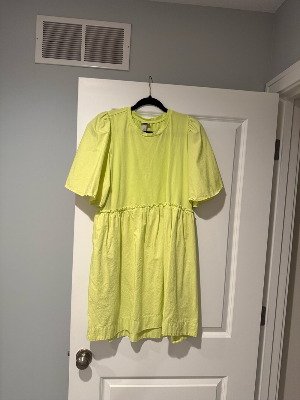 a new day Neon Lime Crewneck Tee